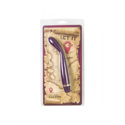 Стимулятор точки G Let it G G-Hunter, силикон, фиолетовый, 18,5 см