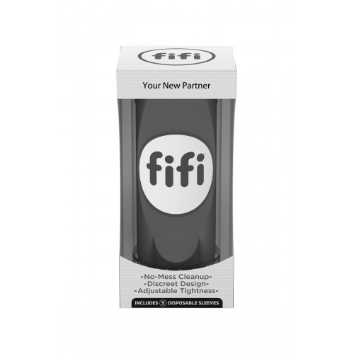 Мастурбатор нереалистичный FIFI MALE, текстиль, чёрный