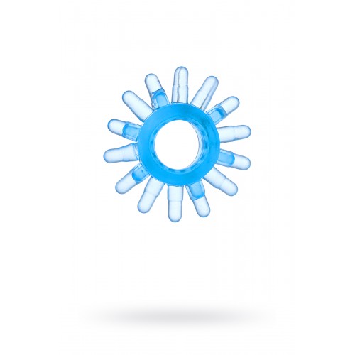 Эрекционное кольцо TOYFA, TPE, синий