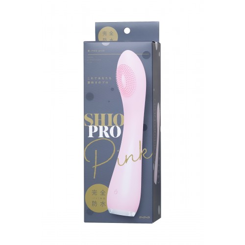 Вибратор PPP SHIO-PRO, силикон, розовый, 21 см