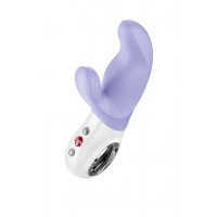 Вибратор с клиторальным стимулятором Fun Factory MiSS BI, силикон, сиреневый, 17 см