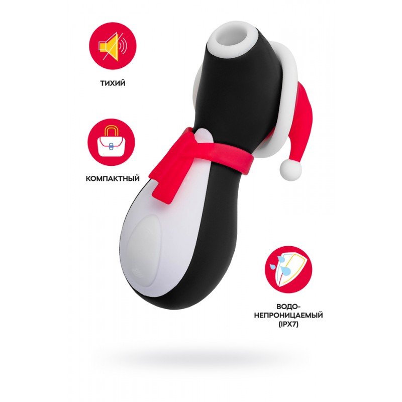 Вакуум-волновой бесконтактный стимулятор клитора Satisfyer Pro Penguin Holiday Edition пингвин