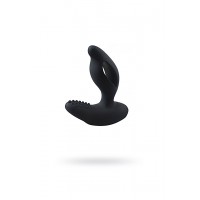 Стимулятор простаты Levett Titus, силикон, чёрный, 13 см