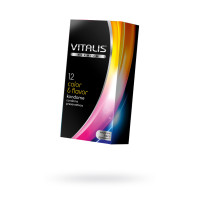Презервативы VITALIS PREMIUM №12 color and flavor - цветные/ароматизированные (ширина 53mm)