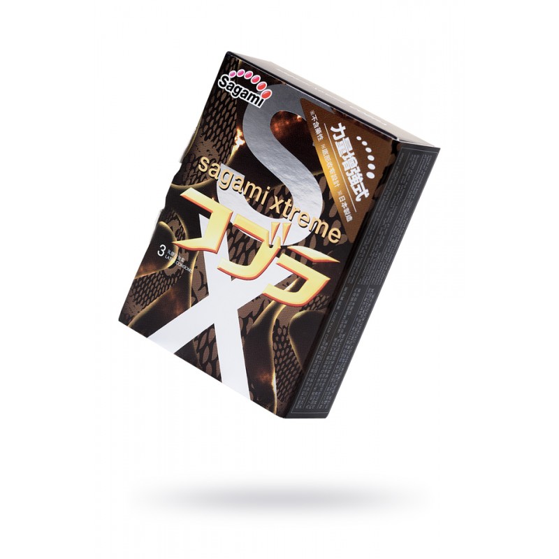 Презервативы латексные Sagami Xtreme Cobra №3