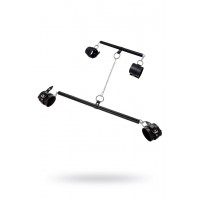 Бандажный набор 4 точки фиксации Pecado BDSM (большая распорка, маленькая распорка, оковы, наручники