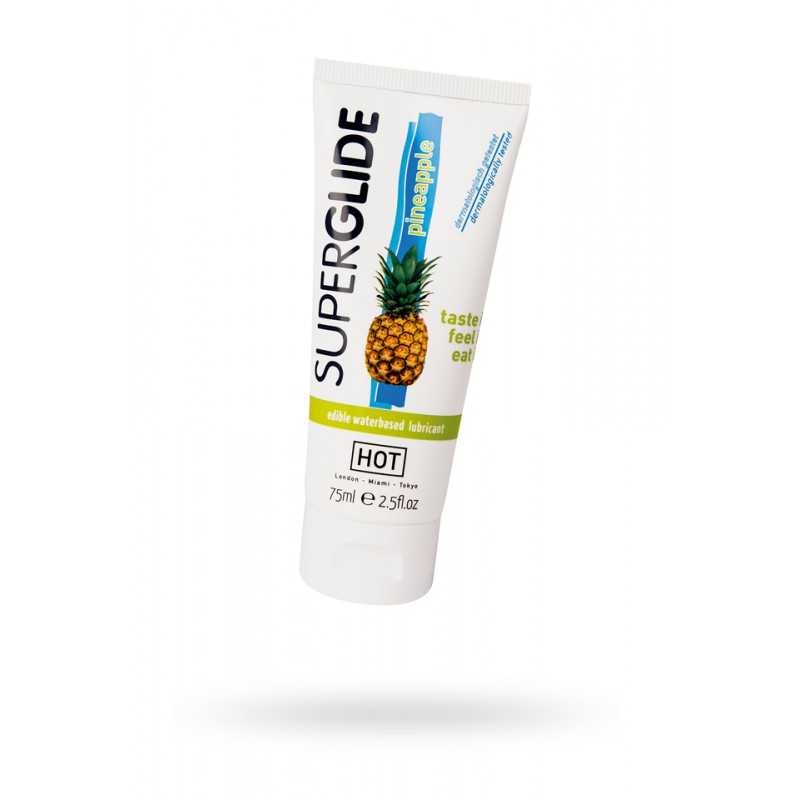 Орально-вагинальная съедобная смазка со вкусом ананаса 75 мл