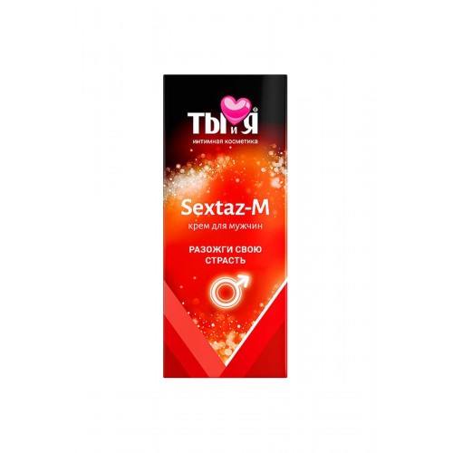 Крем возбуждающий Ты и Я Sextaz-M для мужчин, 20 г