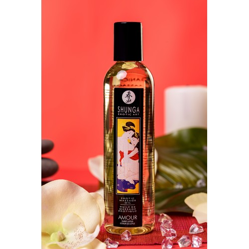 Массажное масло Shunga Sweet Lotus
