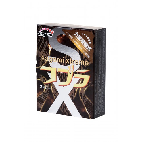 Презервативы латексные Sagami Xtreme Cobra №3