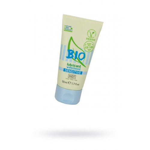 Интимный гель-лубрикант Hot Bio Sensitive, на водной основе, 50 мл