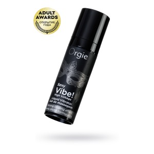 Гель для массажа ORGIE Sexy Vibe High Voltage с усиленным эффектом вибрации, 15 мл (иной угол)