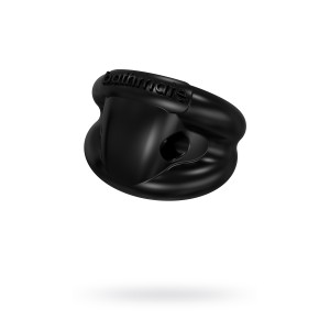 Виброкольцо на пенис Bathmate Strength, elastomex, чёрное, Ø5 см (иной угол)