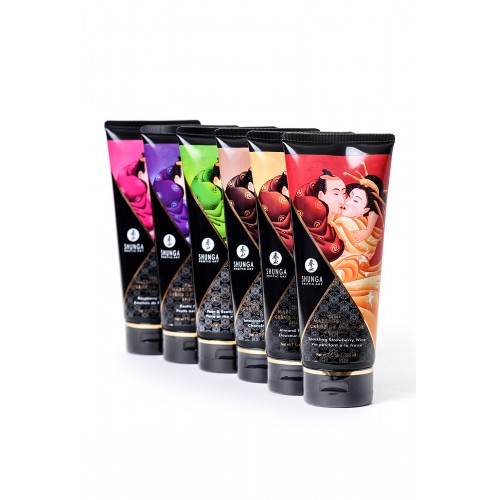 Массажный крем Shunga Raspberry Feeling, съедобный, со вкусом малины, 200 мл