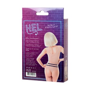 Пояс для чулок H.E.L. Billie, текстиль, чёрный, OS (иной угол)