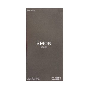 Вибратор с клиторальным стимулятором KOKOS SMON, силикон, розовый, 23 см, Ø 3,5 см (иной угол)