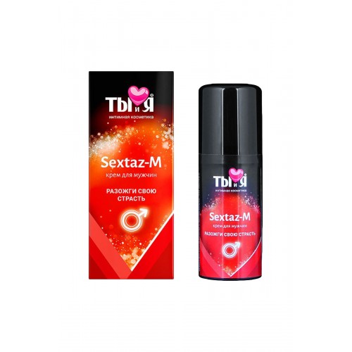 Крем возбуждающий Ты и Я Sextaz-M для мужчин, 20 г