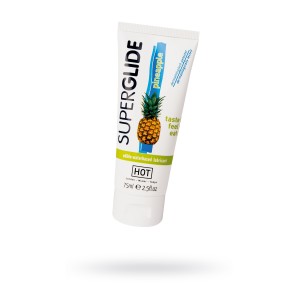 Орально-вагинальная съедобная смазка со вкусом ананаса 75 мл (иной угол)