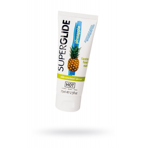 Орально-вагинальная съедобная смазка со вкусом ананаса 75 мл