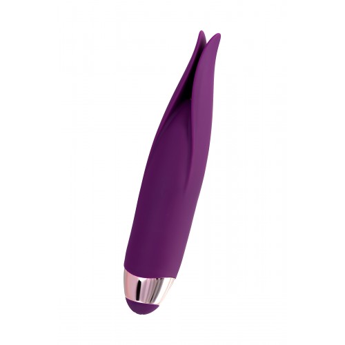 Вибростимулятор L'EROINA by TOYFA Flo, 10 режимов вибрации, силикон, фиолетовый, 18,5 см