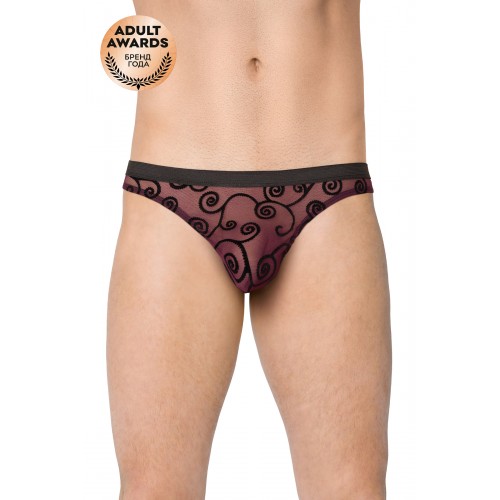 Трусы мужские с узором SoftLine Collection, фиолетовый, XL
