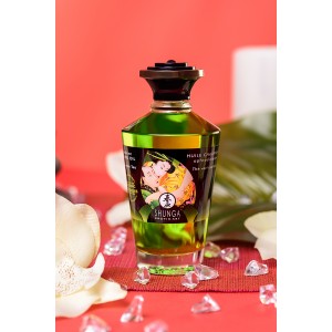 Масло для массажа Shunga Organic Exotic Green Tea, разогревающее, с ароматом зелёного чая, 100 мл (иной угол)