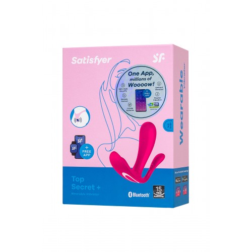 Вибро вкладыш в трусики Satisfyer Top Secret+, розовый
