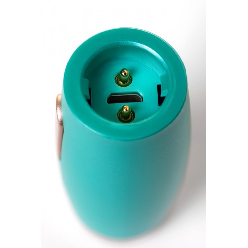 Нереалистичный вибратор Le Stelle PERKS SERIES EX-4, Силикон, Бирюзовый, 16,5 см