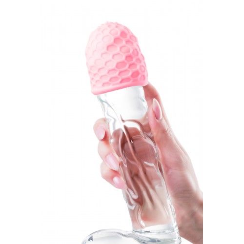 Мастурбатор A-Toys Pufl, розовый, ТРЕ, 6 см Ø 2,7 см