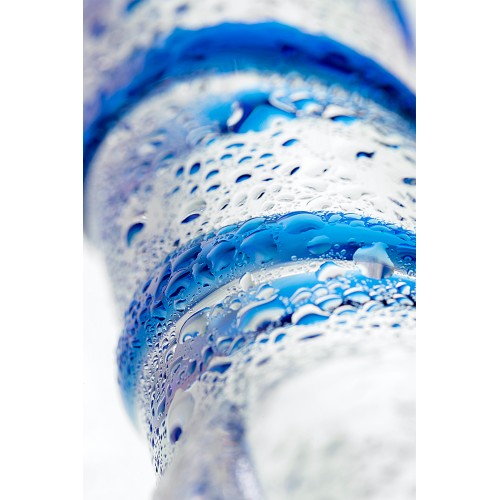 Двусторонний фаллоимитатор Sexus Glass, стекло, прозрачный, 22,5 см