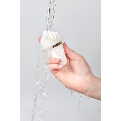 Вибромассажер Satisfyer layons Sweet Treat, силикон, белый, 10,4 см.