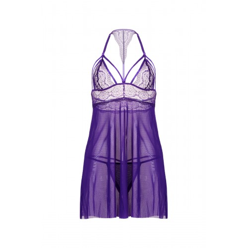 Комбинация и стринги Candy Girl Nevaeh, фиолетовые, OS