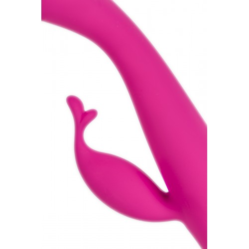 Вибратор для точки G с клиторальной стимуляцией Let it G, G-Hawker, силикон, розовый, 19,5 см