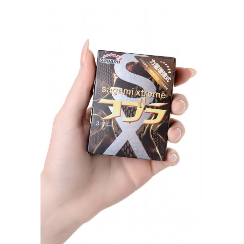 Презервативы латексные Sagami Xtreme Cobra №3