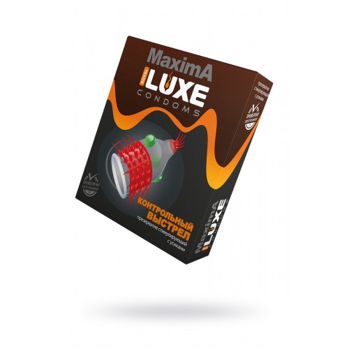 Презервативы Luxe, maxima, «Контрольный выстрел», 18 см, 5.2 см, 1 шт.