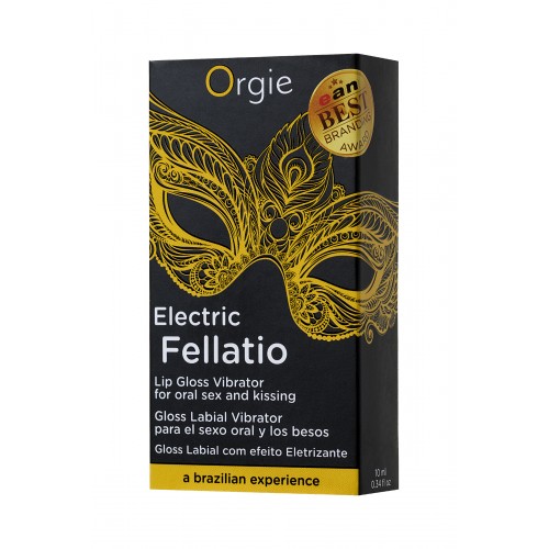 Блеск для губ с вибрирующим эффектом Orgie Sexy Vibe Electric Fellatio, 10 мл