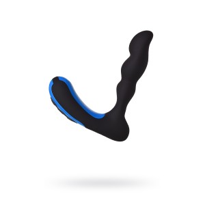 Стимулятор простаты Erotist Second, силикон, чёрный, 14 см (иной угол)