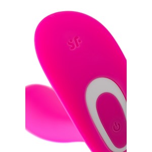 Вибро вкладыш в трусики Satisfyer Top Secret+, розовый (иной угол)