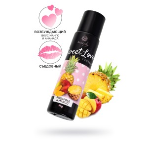 Интимный гель SECRET PLAY для сосков и интимных зон, со вкусом манго и ананаса, 55 г (иной угол)