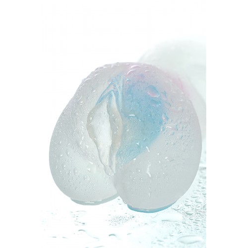 Мастурбатор реалистичный TOYFA Juicy Pussy Crystal Wave, TPE, 13,5 см