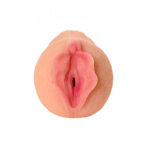 Мастурбатор реалистичный KOKOS ELEGANCE.004 с вибрацией, TPR, телесный, 16 см