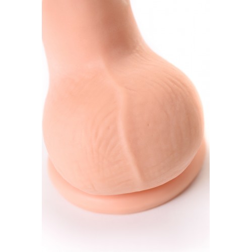 Реалистичный фаллоимитатор RealStick Elite Nathan, TPR, телесный, 18,5 см