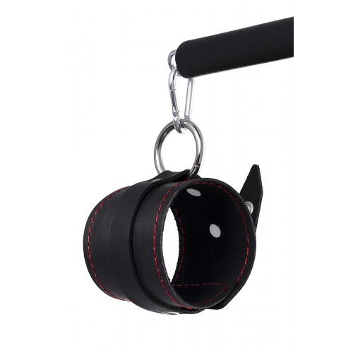 Бандажный набор 4 точки фиксации Pecado BDSM (большая распорка, маленькая распорка, оковы, наручники