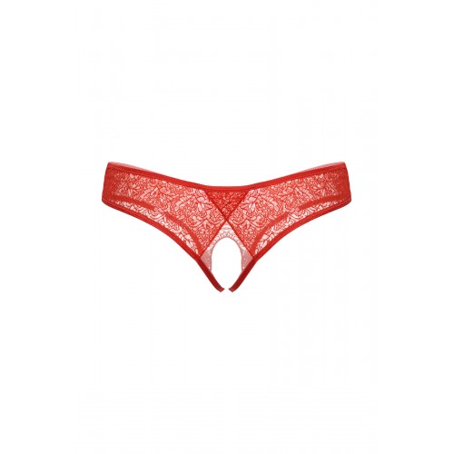 Трусики открытые SoftLine Collection, красный, S/M