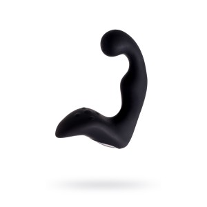 Стимулятор простаты Erotist Fifth, cиликон, чёрный, 14,1 см (иной угол)