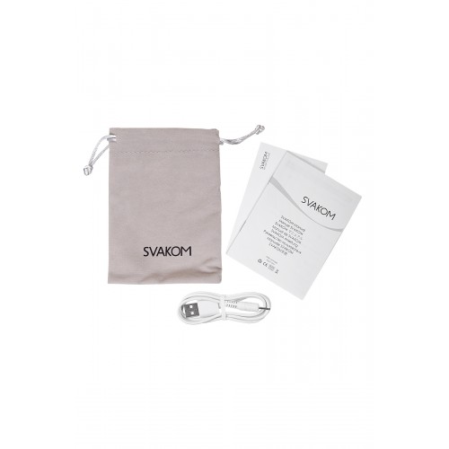 Стимулятор простаты Svakom Vick Neo, силикон, чёрный, 10 см