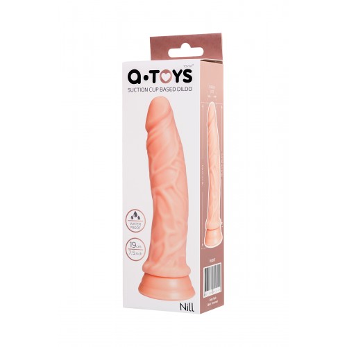 Реалистичный фаллоимитатор TOYFA A-Toys, TPE, Телесный, 16,5 см