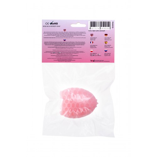 Мастурбатор A-Toys Pufl, розовый, ТРЕ, 6 см Ø 2,7 см