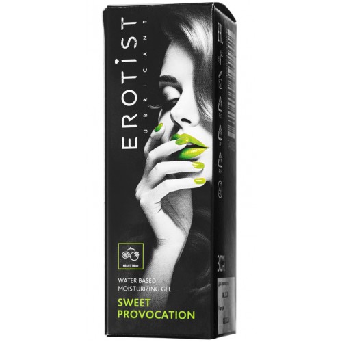 Съедобный гель Erotist SWEET PROVOCATION: FRUIT TRIO ( со вкусом КИВИ, ГРАНАТА И ЯБЛОКА), 30мл