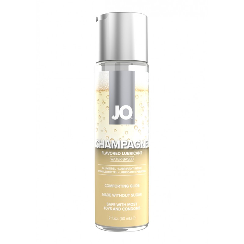 Съедобный лубрикант со вкусом шампанского JO H2O CHAMPAGNE, 60 мл